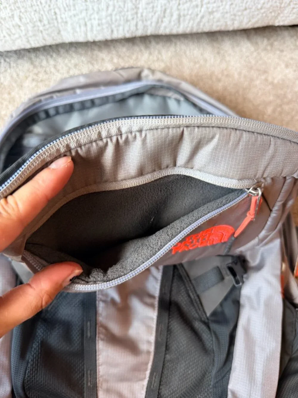The North Face Recon Backpack Gray/Orange